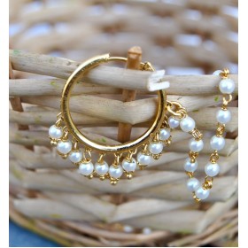 Pearl Bali  Nose Ring 